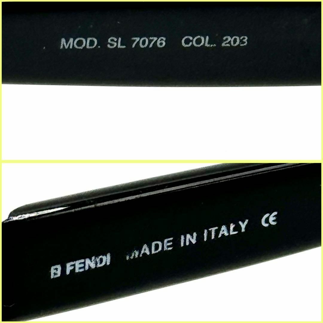 FENDI(フェンディ)のFENDI フェンディ サングラス メガネ FFロゴ ゴールド金具 ブラック レディースのファッション小物(サングラス/メガネ)の商品写真