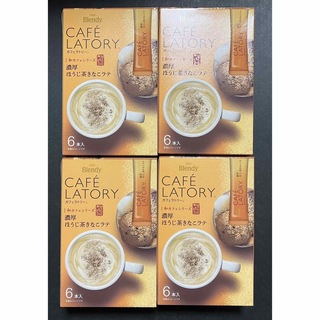 AGF - 【AGF】ブレンディカフェラトリー濃厚ほうじ茶きなこラテ6本入×4箱