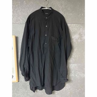 コモリ(COMOLI)のCOMOLI　 2020SS ベタシャンプルオーバーシャツ BLACK サイズ2(Tシャツ/カットソー(七分/長袖))