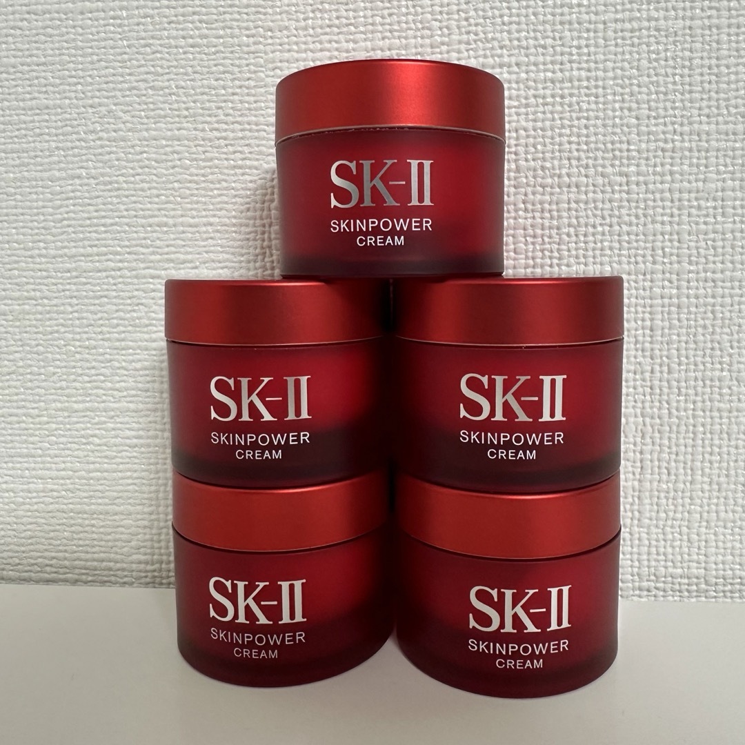 SK-II(エスケーツー)の５個　X  15g SK-Ⅱ スキンパワー　クリーム　美容クリーム　2022年 コスメ/美容のスキンケア/基礎化粧品(フェイスクリーム)の商品写真