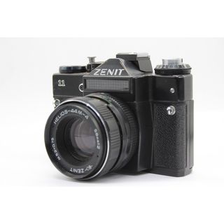 【返品保証】 ZENIT 11 ブラック Helios-44m-4 58mm F2 M42マウント ボディレンズセット  s6992(フィルムカメラ)