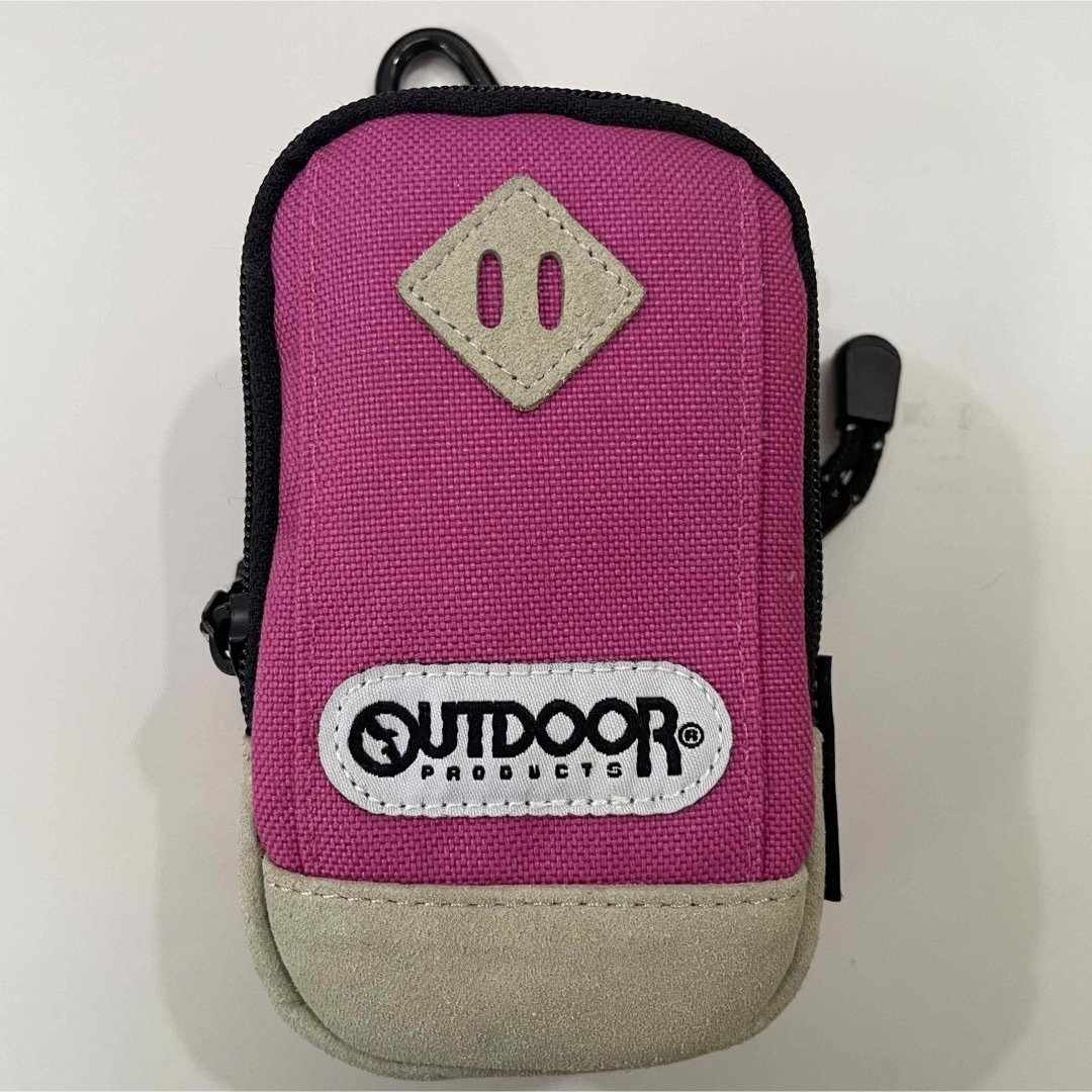 OUTDOOR(アウトドア)のOUTDOOR コンデジ ケース ウエストポーチ アウトドア  ピンク レディースのバッグ(ボディバッグ/ウエストポーチ)の商品写真