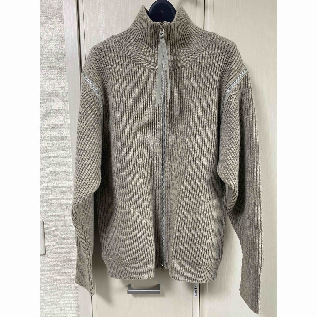 Jieda(ジエダ)の新品未使用品　jieda 2WAY ZIP UP KNIT 23aw メンズのトップス(ニット/セーター)の商品写真