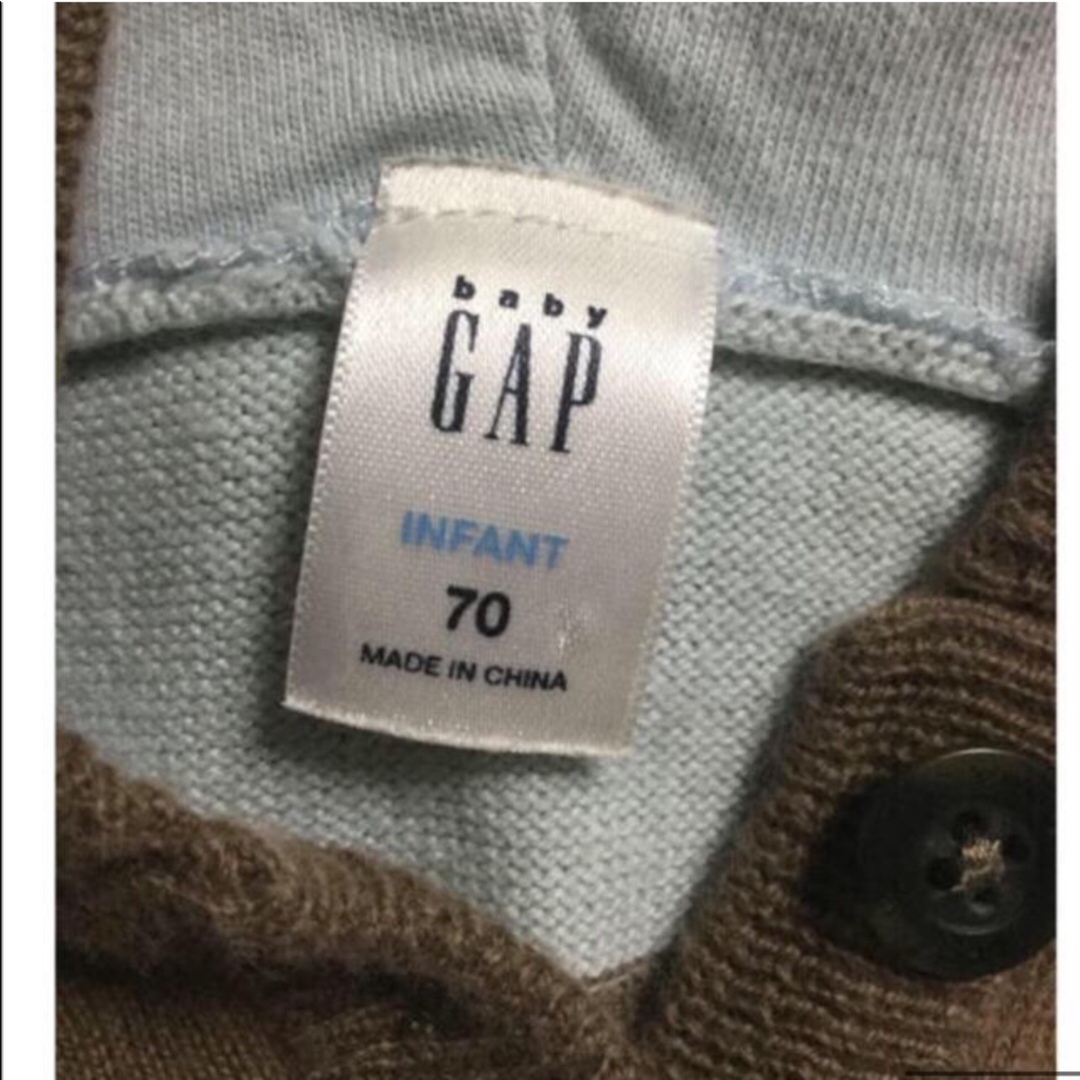 babyGAP(ベビーギャップ)のbabygap    パーカー   プルオーバー   キッズ/ベビー/マタニティのベビー服(~85cm)(その他)の商品写真