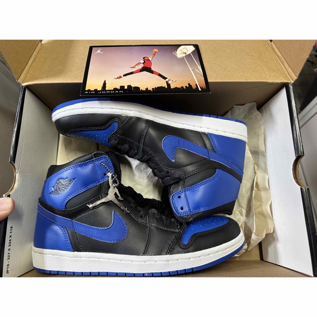 NIKE(ナイキ)の2001 NIKE AIR JORDAN 1 RETRO ROYAL US8 メンズの靴/シューズ(スニーカー)の商品写真