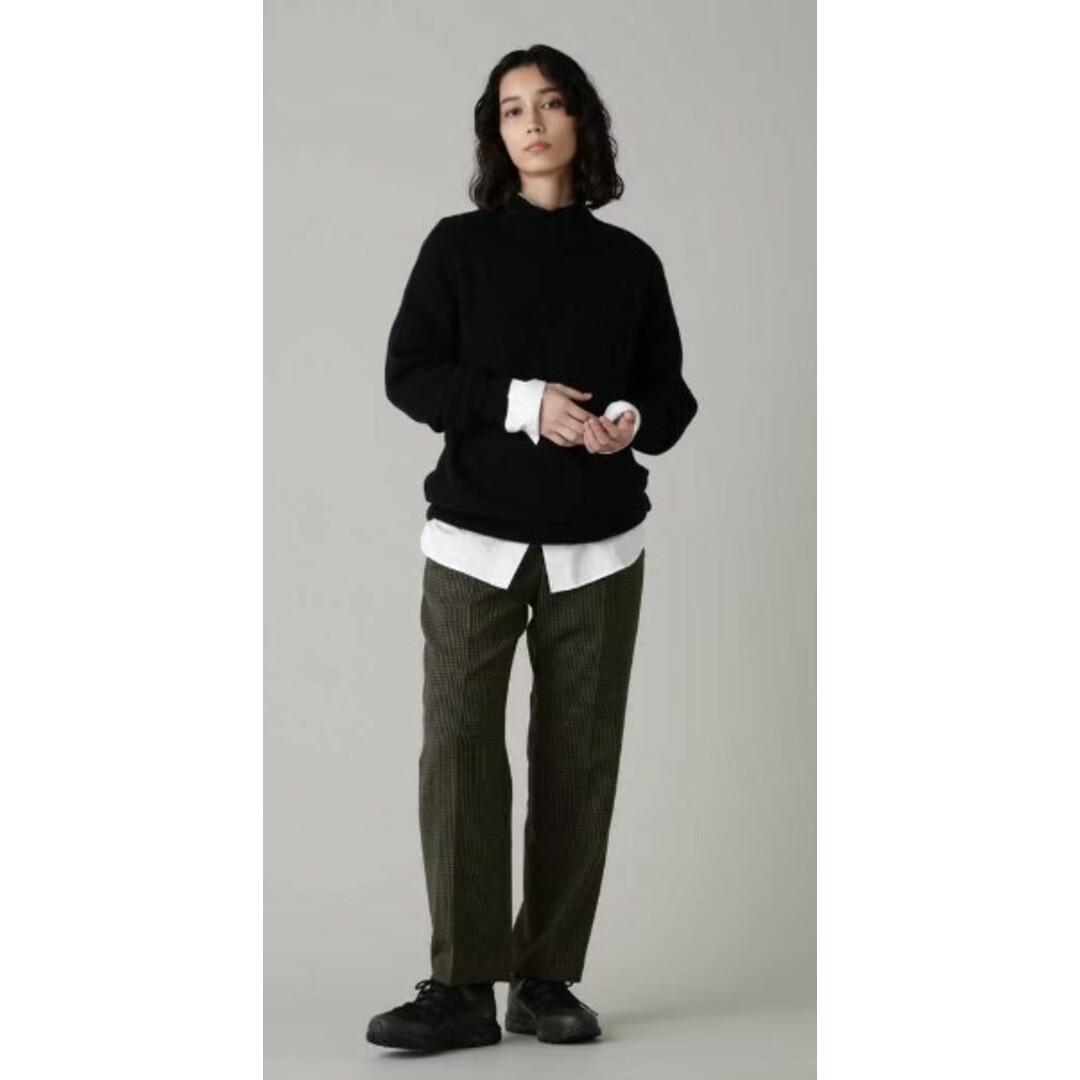 MARGARET HOWELL(マーガレットハウエル)の2023AW マーガレットハウエル MARGARET HOWELL GINGHAM WOOL TWILL ギンガムチェック ウール ツイルパンツ 1/グリーン-. 【2400013728607】 レディースのパンツ(カジュアルパンツ)の商品写真