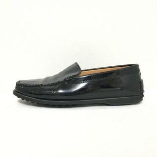 トッズ(TOD'S)のTOD'S(トッズ) ドライビングシューズ 36 レディース - 黒 エナメル（レザー）(その他)