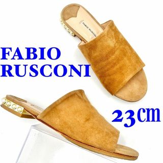 ファビオルスコーニ(FABIO RUSCONI)のFABIO RUSCONI ファビオルスコーニ フラットサンダル スエード(サンダル)