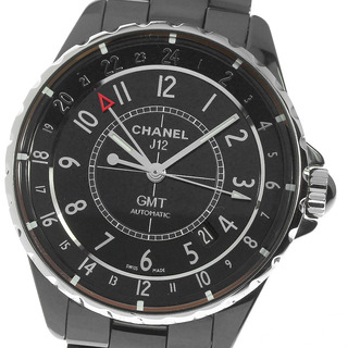シャネル(CHANEL)のシャネル CHANEL H3102 J12 GMT 自動巻き メンズ 良品 _800344(腕時計(アナログ))