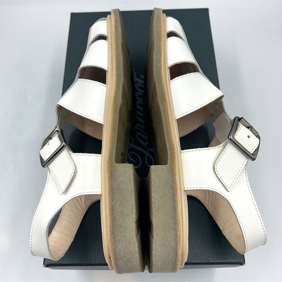 Paraboot(パラブーツ)の【USED】パラブーツ　IBERISイベリス　UK3.5　ホワイト レディースの靴/シューズ(サンダル)の商品写真