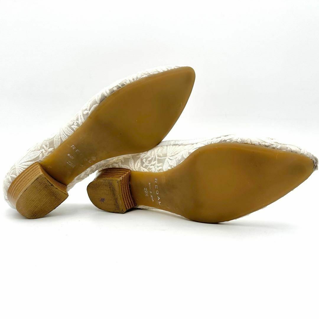 REGAL(リーガル)のREGAL リーガル パンプス シースルー ホワイト 22.5㎝ レディースの靴/シューズ(ハイヒール/パンプス)の商品写真
