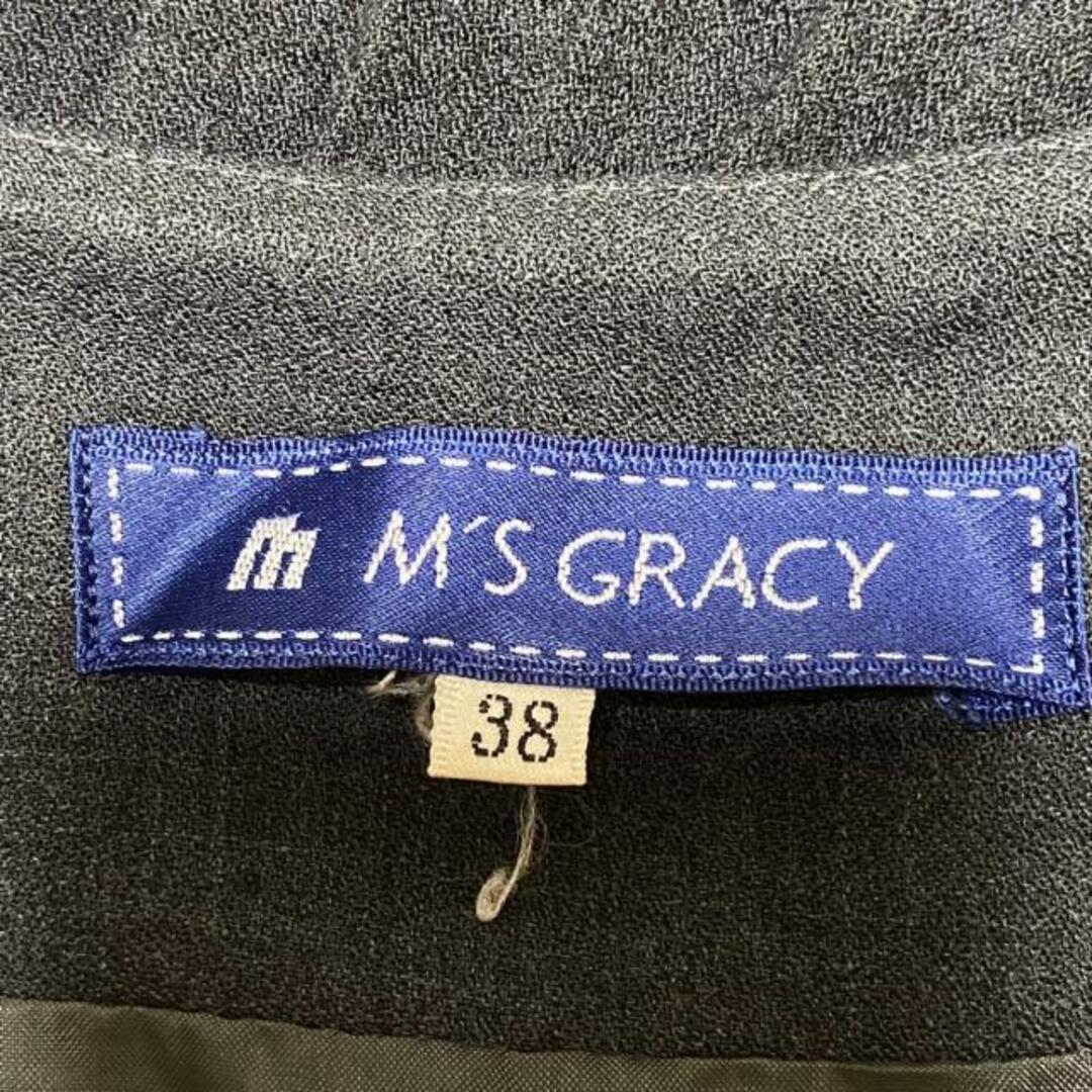 M'S GRACY(エムズグレイシー)のM'S GRACY(エムズグレイシー) スカート サイズ38 M レディース - グレー ひざ丈/プリーツ レディースのスカート(その他)の商品写真