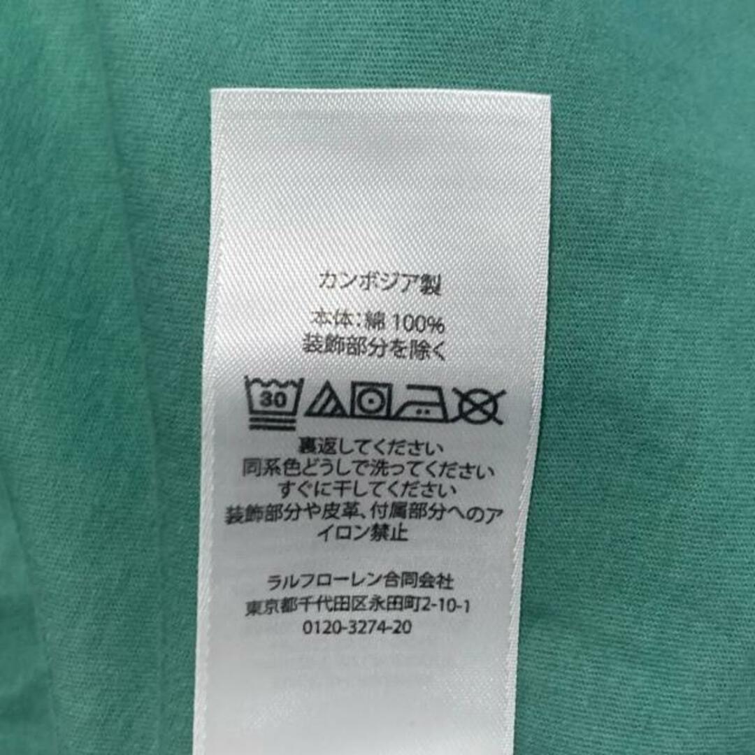 POLO RALPH LAUREN(ポロラルフローレン)のPOLObyRalphLauren(ポロラルフローレン) 半袖Tシャツ サイズM レディース - グリーン×ベージュ×マルチ ポロベア レディースのトップス(Tシャツ(半袖/袖なし))の商品写真