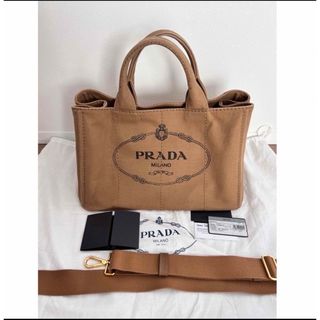 プラダ(PRADA)のPRADA プラダ　カナパトート　ベージュ(トートバッグ)