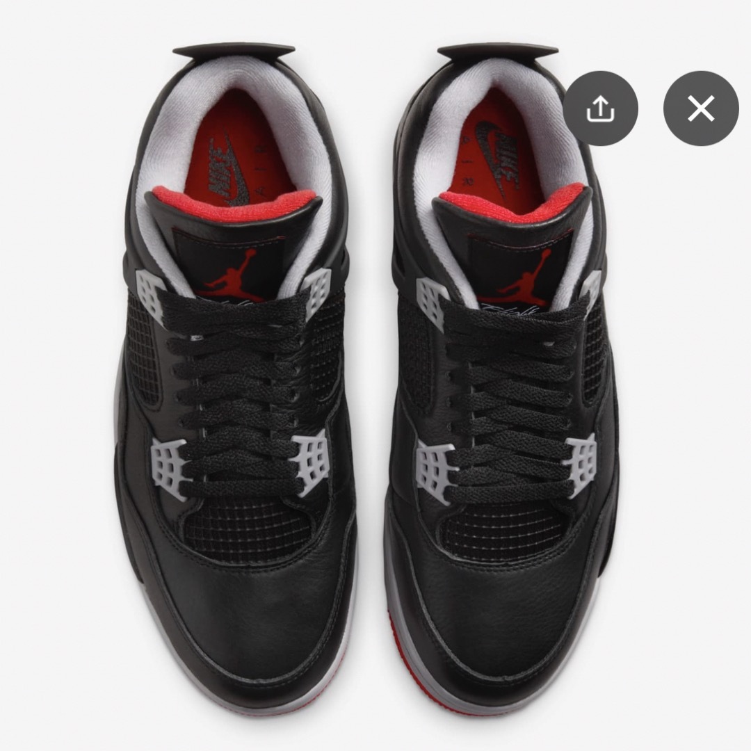 NIKE(ナイキ)の【27.5】NIKE AIR JORDAN4 Bred Reimgined メンズの靴/シューズ(スニーカー)の商品写真