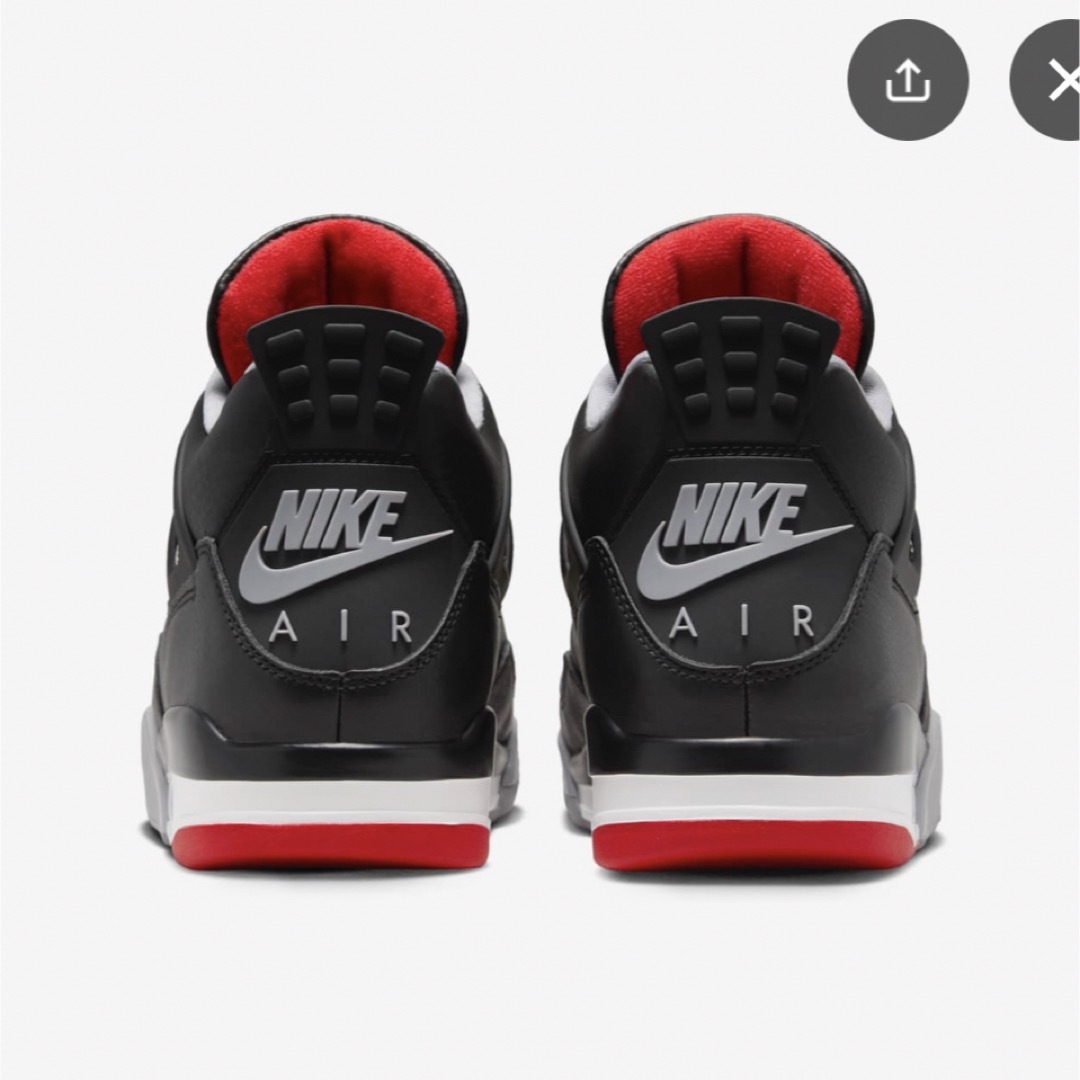 NIKE(ナイキ)の【27.5】NIKE AIR JORDAN4 Bred Reimgined メンズの靴/シューズ(スニーカー)の商品写真