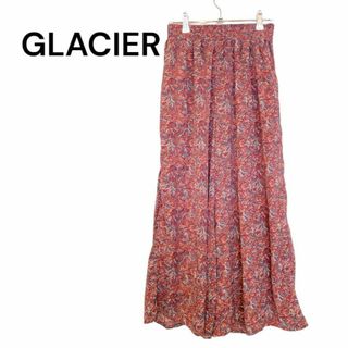 グラシア(GLACIER)のGLACIER ペイズリー柄ガウチョパンツ　M(カジュアルパンツ)