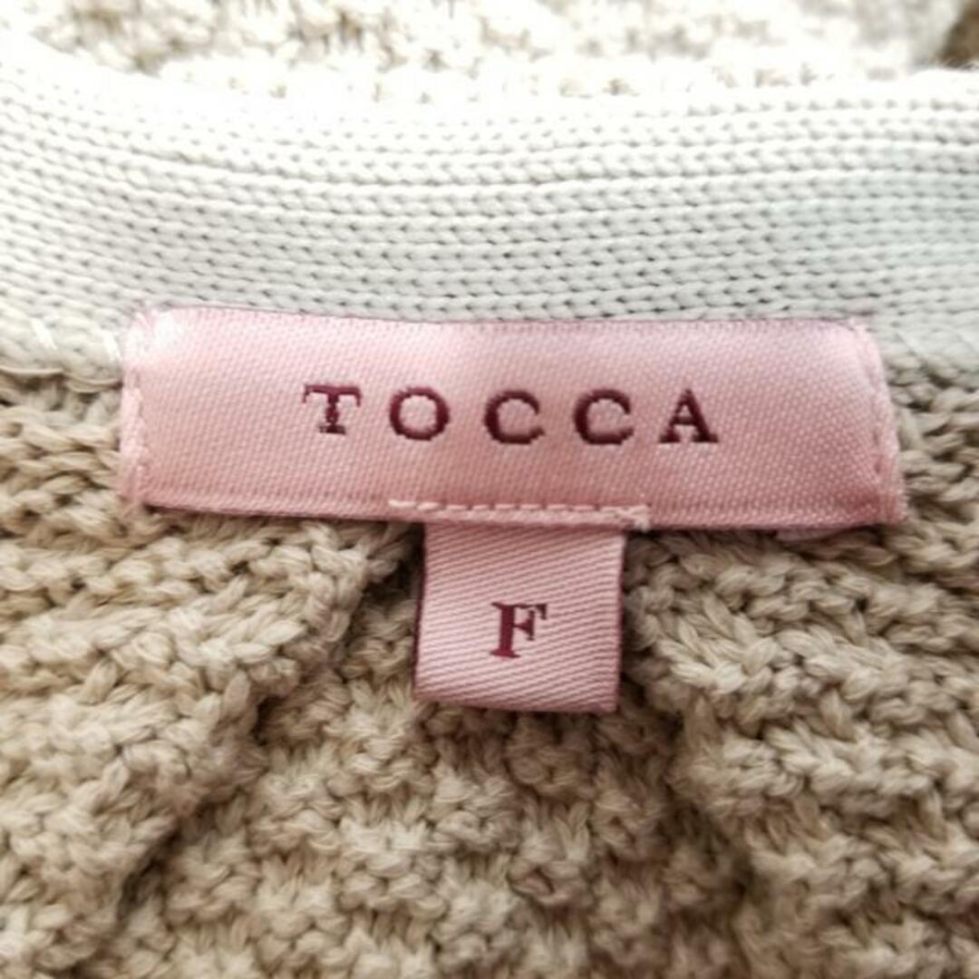 TOCCA(トッカ)のTOCCA(トッカ) ボレロ サイズF レディース - ベージュ 長袖/ラインストーン レディースのトップス(ボレロ)の商品写真