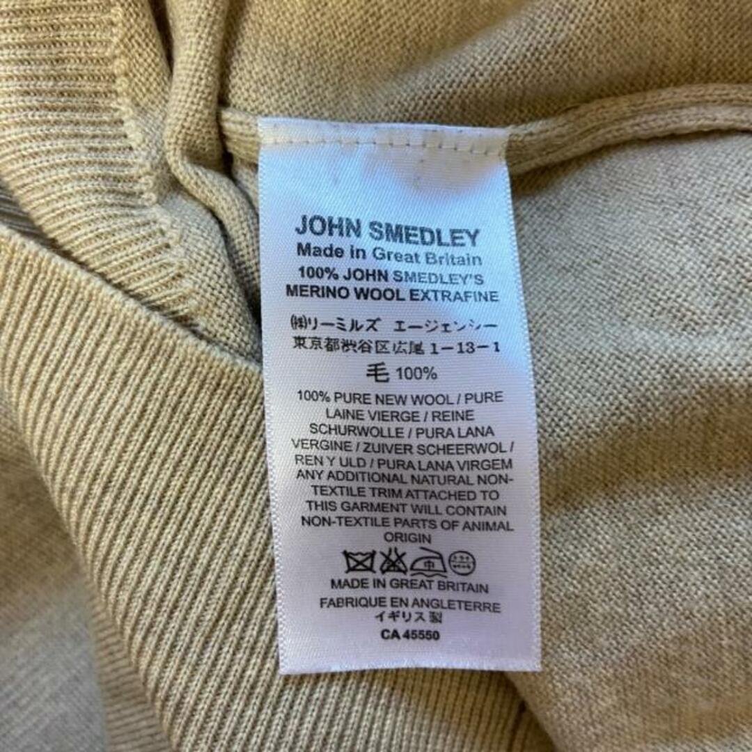 JOHN SMEDLEY(ジョンスメドレー)のJOHN SMEDLEY(ジョンスメドレー) 長袖セーター サイズM レディース - ベージュ クルーネック レディースのトップス(ニット/セーター)の商品写真