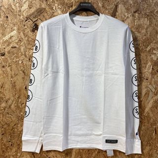 チャンピオン(Champion)のchampion SURF/BRAND 長袖 Tシャツ S コラボ 別注 限定(Tシャツ/カットソー(七分/長袖))