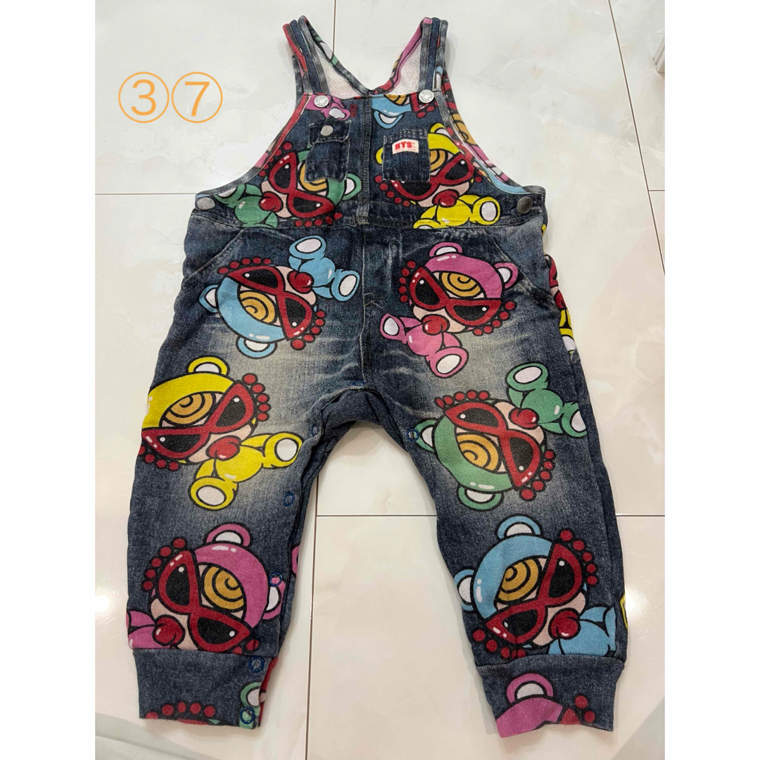 HYSTERIC MINI(ヒステリックミニ)のテディサロペット  37 キッズ/ベビー/マタニティのキッズ服女の子用(90cm~)(その他)の商品写真