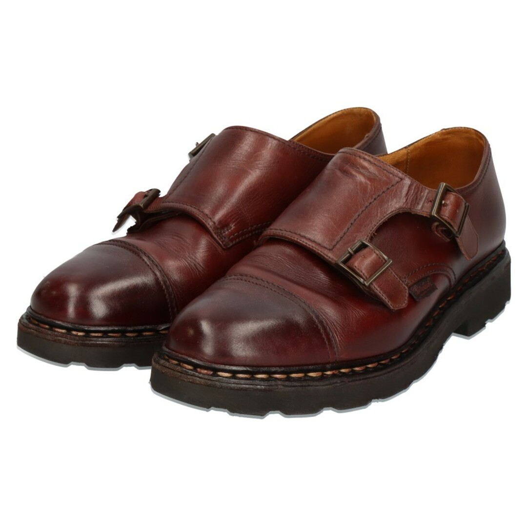 Paraboot(パラブーツ)のPARABOOT パラブーツ WILLIAM ウィリアム ダブルモンク レザー ドレスシューズ ブーツ ブラウン 5 5278 メンズの靴/シューズ(ドレス/ビジネス)の商品写真