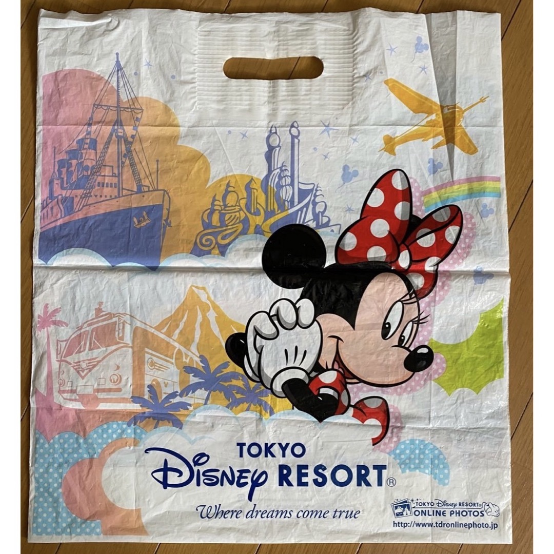 Disney(ディズニー)のDisney お土産袋　ディズニー  ショッパー ショップ袋  レディースのバッグ(ショップ袋)の商品写真