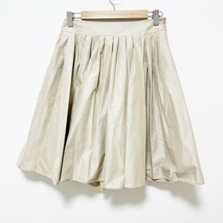 ランバンコレクション(LANVIN COLLECTION)のLANVIN COLLECTION(ランバンコレクション) スカート サイズ40 M レディース - ベージュ ひざ丈(その他)