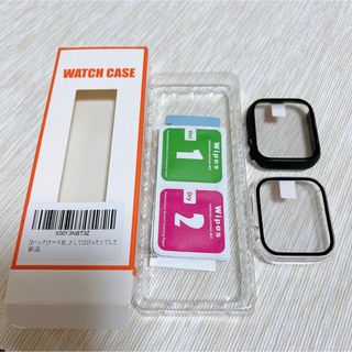 Apple Watch ケース44mm　ブラックとクリア２個セット(モバイルケース/カバー)