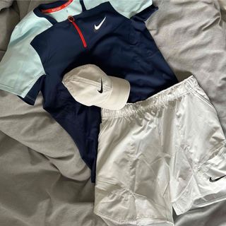 ナイキ(NIKE)のNike ナイキ テニス ウェア シャツ パンツ キャップ Mサイズ(ウェア)