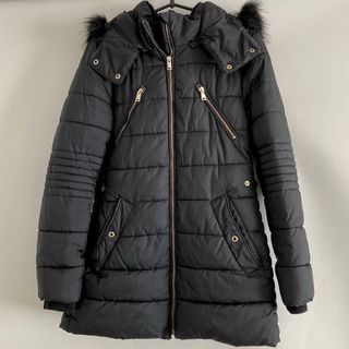 【ダウン70%】【L】ZARA♡ザラ 金具 ダウンコート レディース エレガント