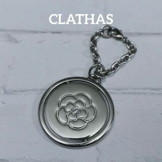 CLATHAS - 【匿名配送】クレイサス キーリング キーホルダー シルバー ロゴ
