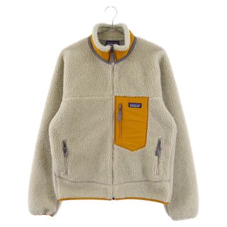 パタゴニア(patagonia)のPATAGONIA パタゴニア クラシック レトロX フリース ジャケット アイボリー/イエロー 358494(フライトジャケット)