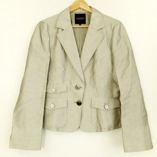 ランバンコレクション(LANVIN COLLECTION)のLANVIN COLLECTION(ランバンコレクション) ジャケット サイズ40 M レディース美品  - シルバー 長袖/春・秋物(その他)