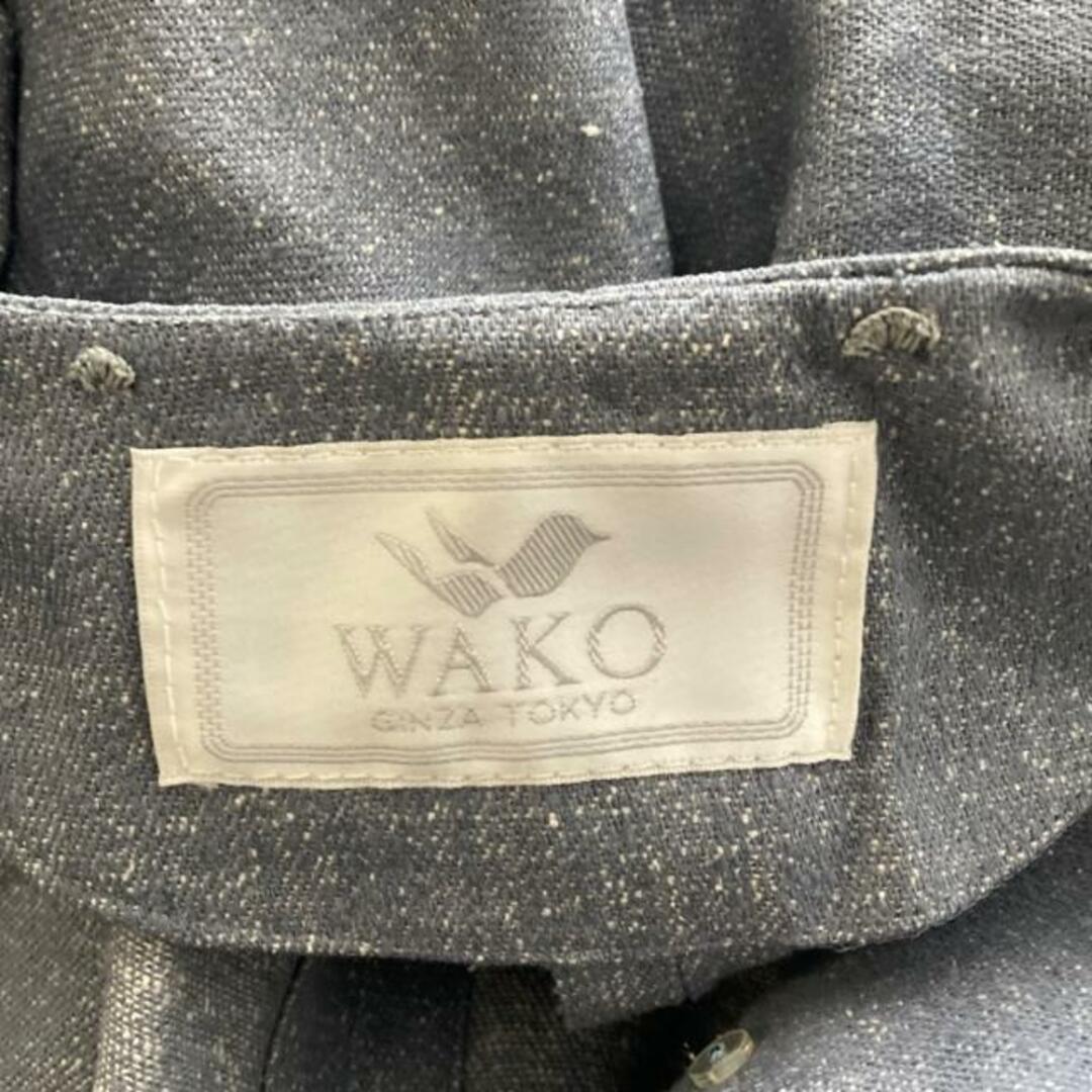 WAKO(ワコー) ジャケット レディース - グレー 長袖/スパンコール/ビーズ/刺繍/春 レディースのジャケット/アウター(その他)の商品写真