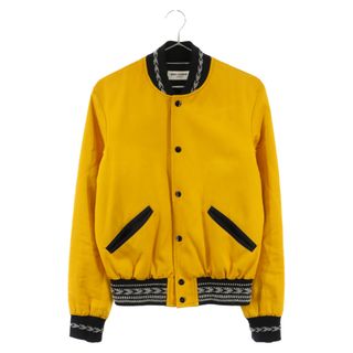 サンローラン(Saint Laurent)のSAINT LAURENT PARIS サンローランパリ 18SS VARSITY JACKET バーシティ テディジャケット イエロー 506549Y170S(フライトジャケット)