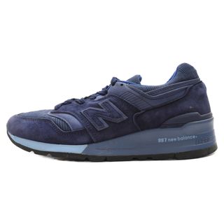 ニューバランス(New Balance)のNew Balance ニューバランス チェック切替 スウェード レースアップ ローカットスニーカー M997PAM ネイビー US7.5/25.5cm(スニーカー)