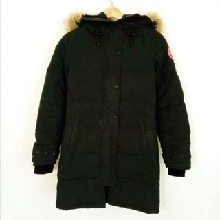 CANADA GOOSE - CANADA GOOSE(カナダグース) ダウンジャケット サイズS/P S レディース - 2302JL 黒 長袖/ジップアップ/冬/ファー取り外し可能