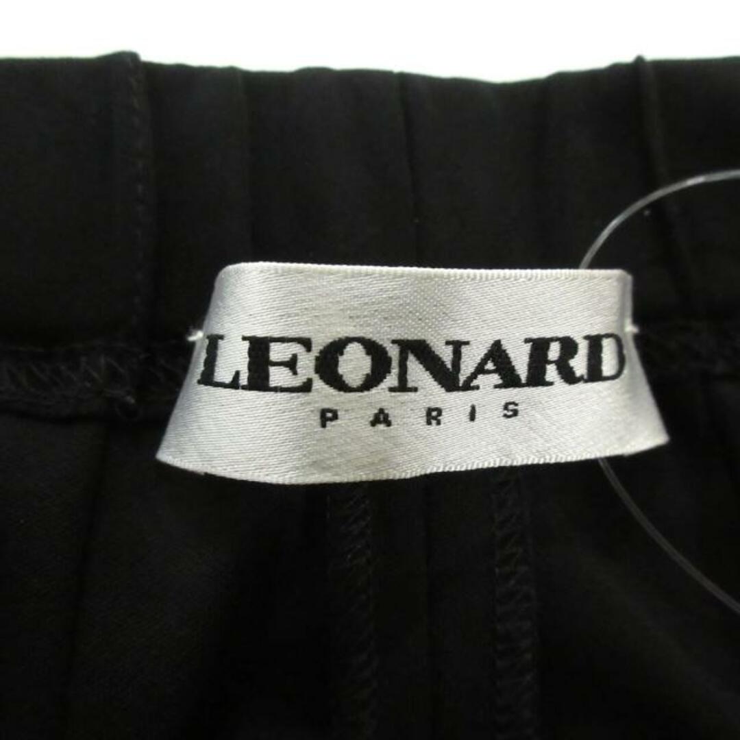 LEONARD(レオナール)のLEONARD(レオナール) パンツ サイズ38 M レディース - 黒 フルレングス/ウエストゴム レディースのパンツ(その他)の商品写真