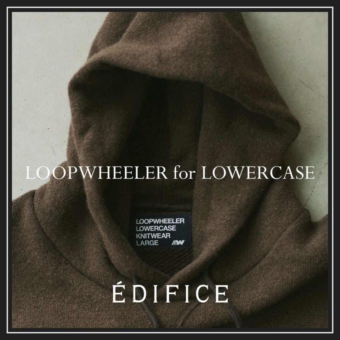 LOOPWHEELER(ループウィラー)のエディフィス別注ループウィラーウールウィラーフーディ メンズのトップス(パーカー)の商品写真