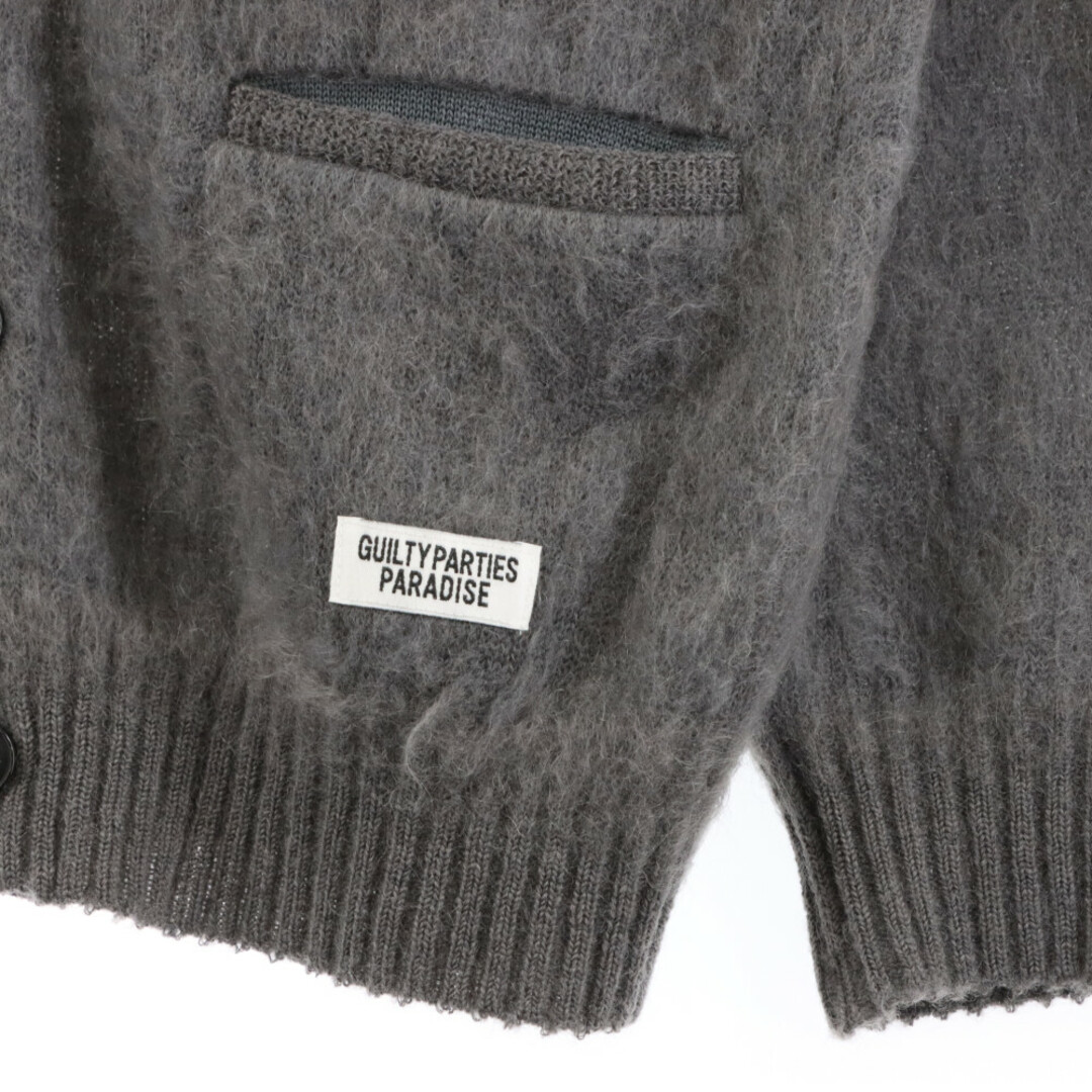 WACKO MARIA(ワコマリア)のWACKO MARIA ワコマリア 21AW MOHAIR CARDIGAN TYPE-1 モヘア カーディガン タイプ1 グレー21FF-WMK-KN05 メンズのトップス(カーディガン)の商品写真