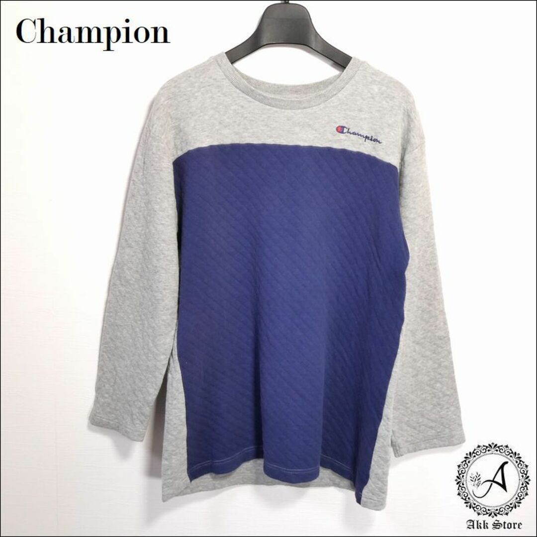 Champion(チャンピオン)のChampion トップス キルティング ルームウエア 長袖 スウェット 160 キッズ/ベビー/マタニティのキッズ服男の子用(90cm~)(その他)の商品写真