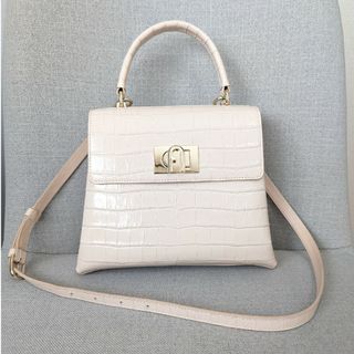 フルラ(Furla)のFURLA トップハンドル クロコ 1927 STOP HANDLE(ショルダーバッグ)