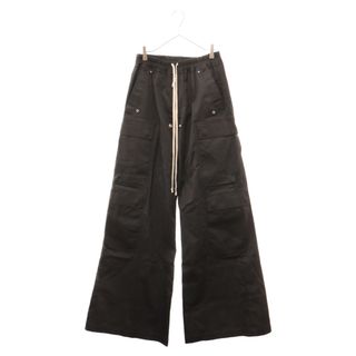 Rick Owens リックオウエンス 21SS Bauhaus Cargo Pants RU21S6377-TE バウハウスカーゴパンツ トラックパンツ ジョガーパンツ 裾ジップ ドローコード ブラック