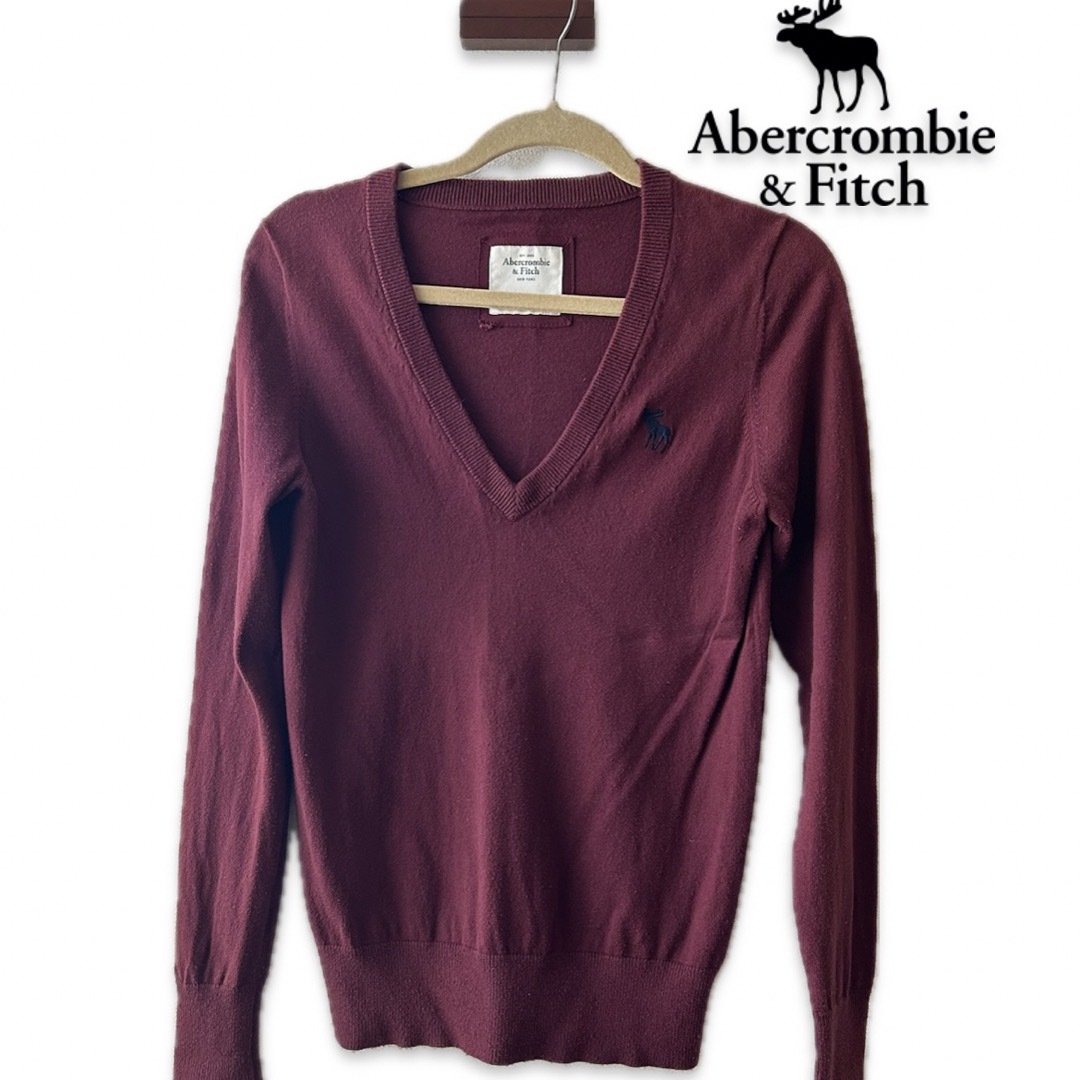 Abercrombie&Fitch(アバクロンビーアンドフィッチ)のアバクロ　ニット　セーター　アバクロンビー&フィッチ レディースのトップス(ニット/セーター)の商品写真