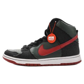 ナイキ(NIKE)のNIKE SB ナイキエスビー 09年製 DUNK HIGH PREMIUM SB RESN 313171-362 ダンクハイ ハイカットスニーカー US9/27cm グリーン/インディゴ(スニーカー)