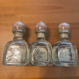 PATRÓN Silver Tequila ミニボトル×3本(蒸留酒/スピリッツ)