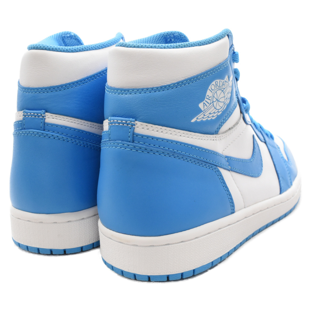 NIKE(ナイキ)のNIKE ナイキ AIR JORDAN1 RETRO HIGH UNC エアジョーダン1 ノースカロライナ ハイカットスニーカー ブルー/ホワイト US9.5/27.5cm 555088-117 メンズの靴/シューズ(スニーカー)の商品写真