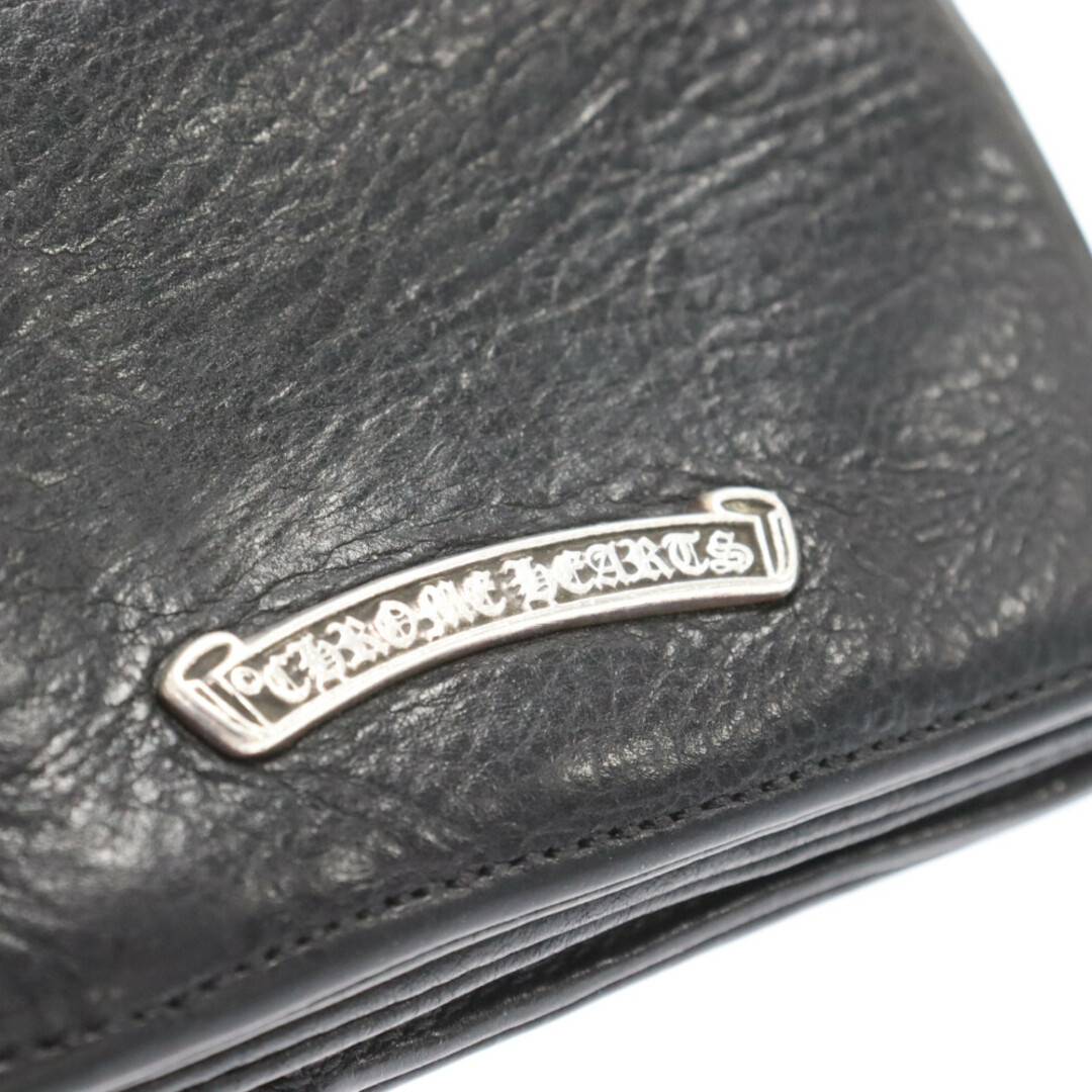 Chrome Hearts(クロムハーツ)のCHROME HEARTS クロムハーツ JOEY ジョーイ ダガージップ レザーウォレット 二つ折り財布 メンズのファッション小物(折り財布)の商品写真