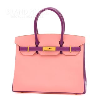 エルメス(Hermes)のエルメス バーキン30 エプソン パーソナル ローズコンフェッティ/アネモネ マ(ハンドバッグ)